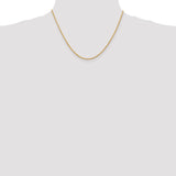 14k 2.0mm D/C Quadruple Rope Chain