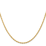 14k 2.0mm D/C Quadruple Rope Chain