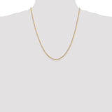 14k 2.0mm D/C Quadruple Rope Chain