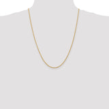 14k 2.0mm D/C Quadruple Rope Chain