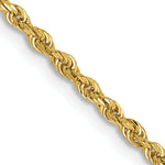 14k 2.0mm D/C Quadruple Rope Chain