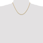 14k 2.25mm D/C Quadruple Rope Chain