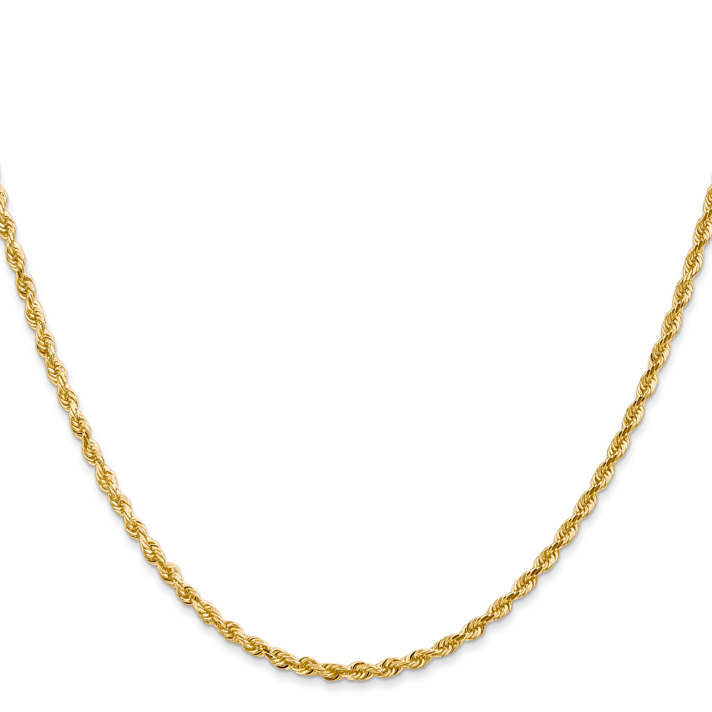 14k 2.25mm D/C Quadruple Rope Chain