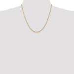 14k 2.25mm D/C Quadruple Rope Chain