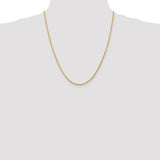 14k 2.25mm D/C Quadruple Rope Chain