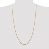14k 2.25mm D/C Quadruple Rope Chain