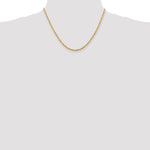 14k 2.75mm D/C Quadruple Rope Chain
