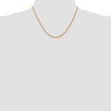 14k 2.75mm D/C Quadruple Rope Chain