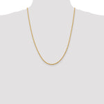 14k 2.75mm D/C Quadruple Rope Chain