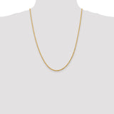 14k 2.75mm D/C Quadruple Rope Chain