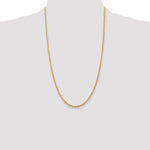 14k 2.75mm D/C Quadruple Rope Chain