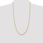 14k 2.75mm D/C Quadruple Rope Chain