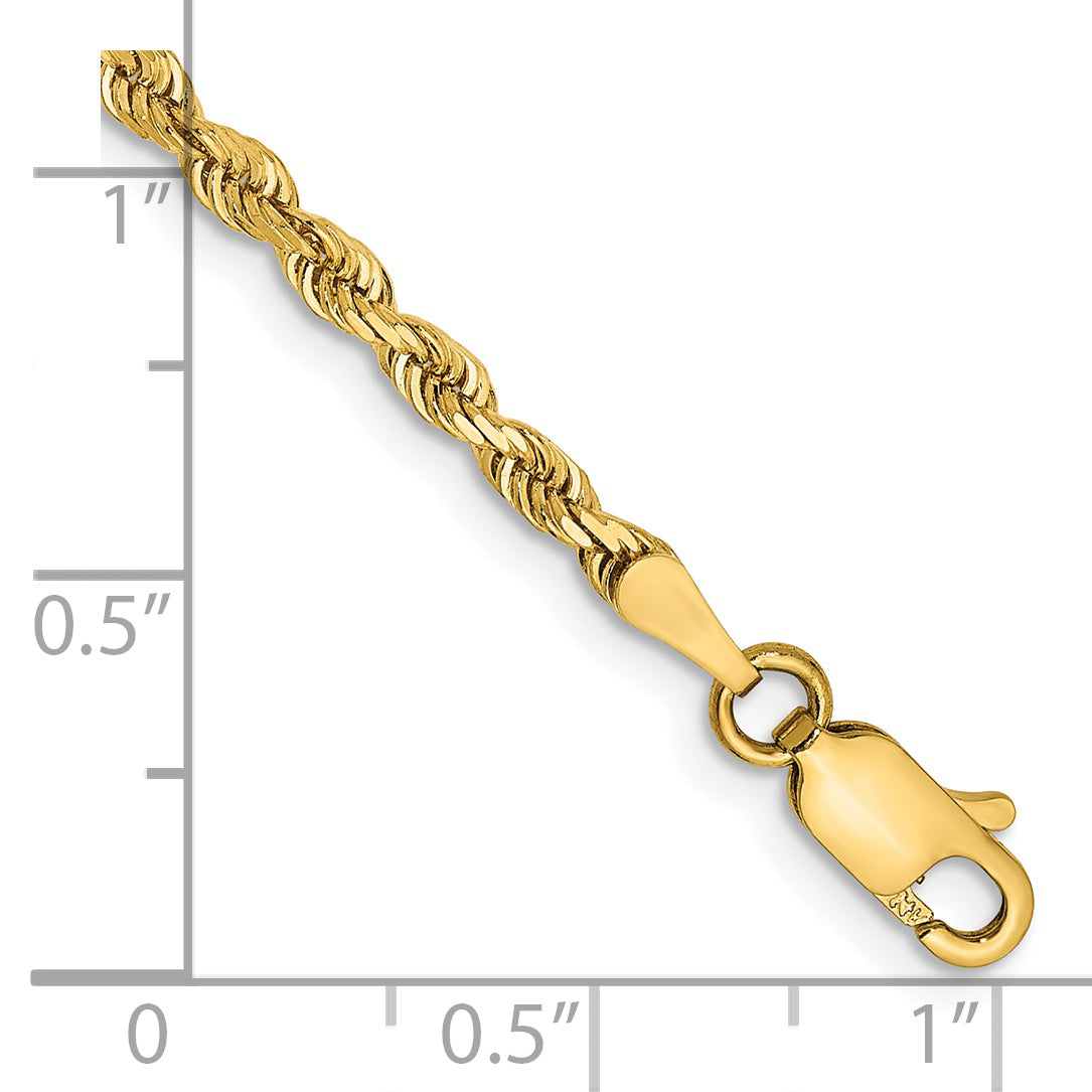 14k 2.75mm D/C Quadruple Rope Chain