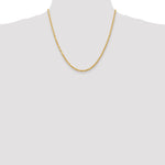 14k 3.0mm D/C Quadruple Rope Chain