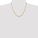 14k 3.0mm D/C Quadruple Rope Chain