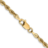 14k 3.0mm D/C Quadruple Rope Chain