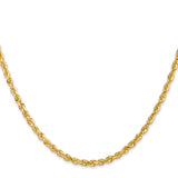 14k 3.0mm D/C Quadruple Rope Chain