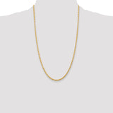 14k 3.0mm D/C Quadruple Rope Chain
