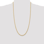 14k 3.0mm D/C Quadruple Rope Chain