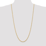 14k 3.0mm D/C Quadruple Rope Chain