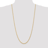14k 3.0mm D/C Quadruple Rope Chain
