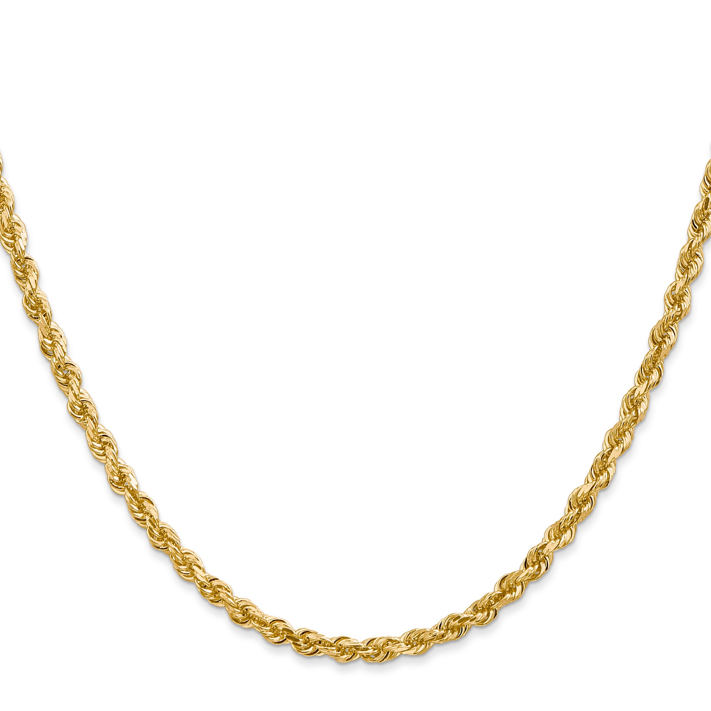 14k 3.35mm D/C Quadruple Rope Chain