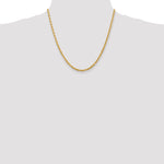 14k 3.35mm D/C Quadruple Rope Chain