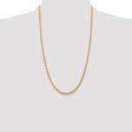 14k 3.35mm D/C Quadruple Rope Chain