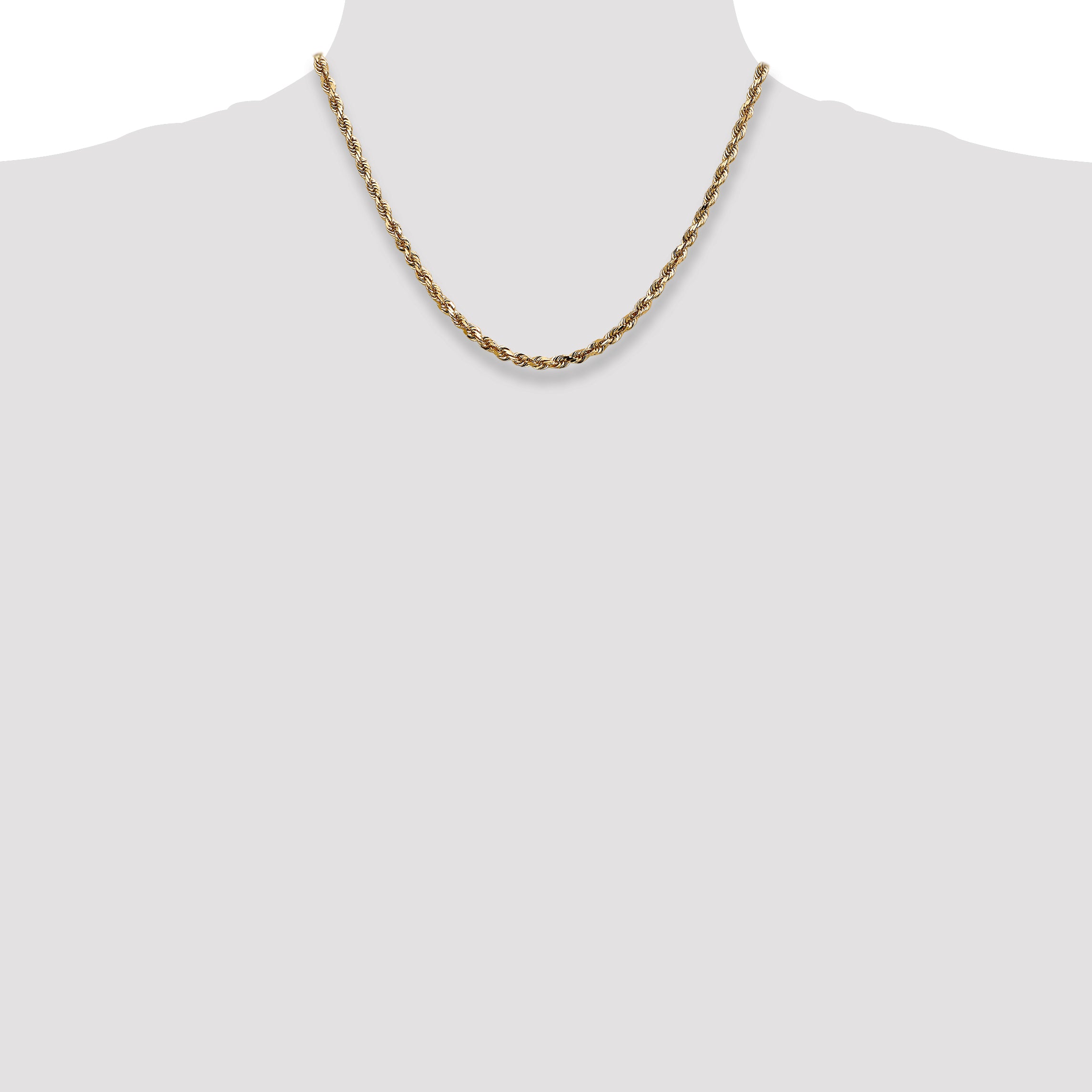 14k 4.0mm D/C Quadruple Rope Chain