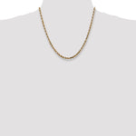 14k 4.0mm D/C Quadruple Rope Chain