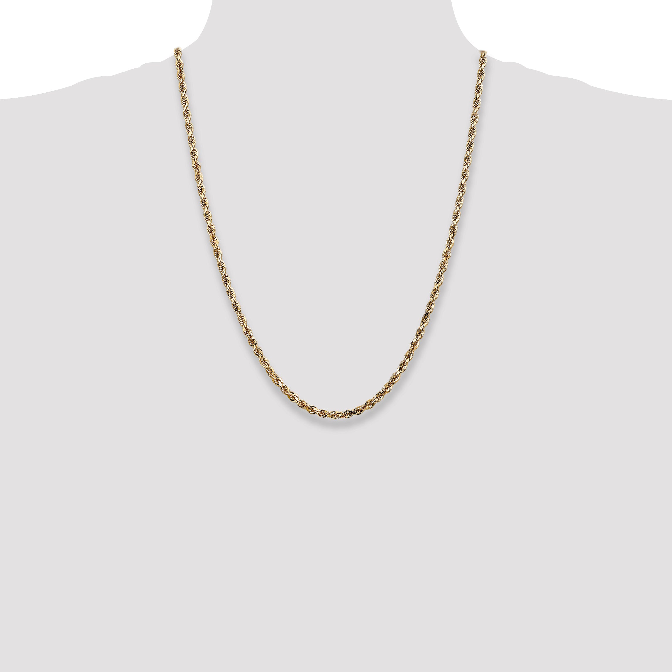 14k 4.0mm D/C Quadruple Rope Chain