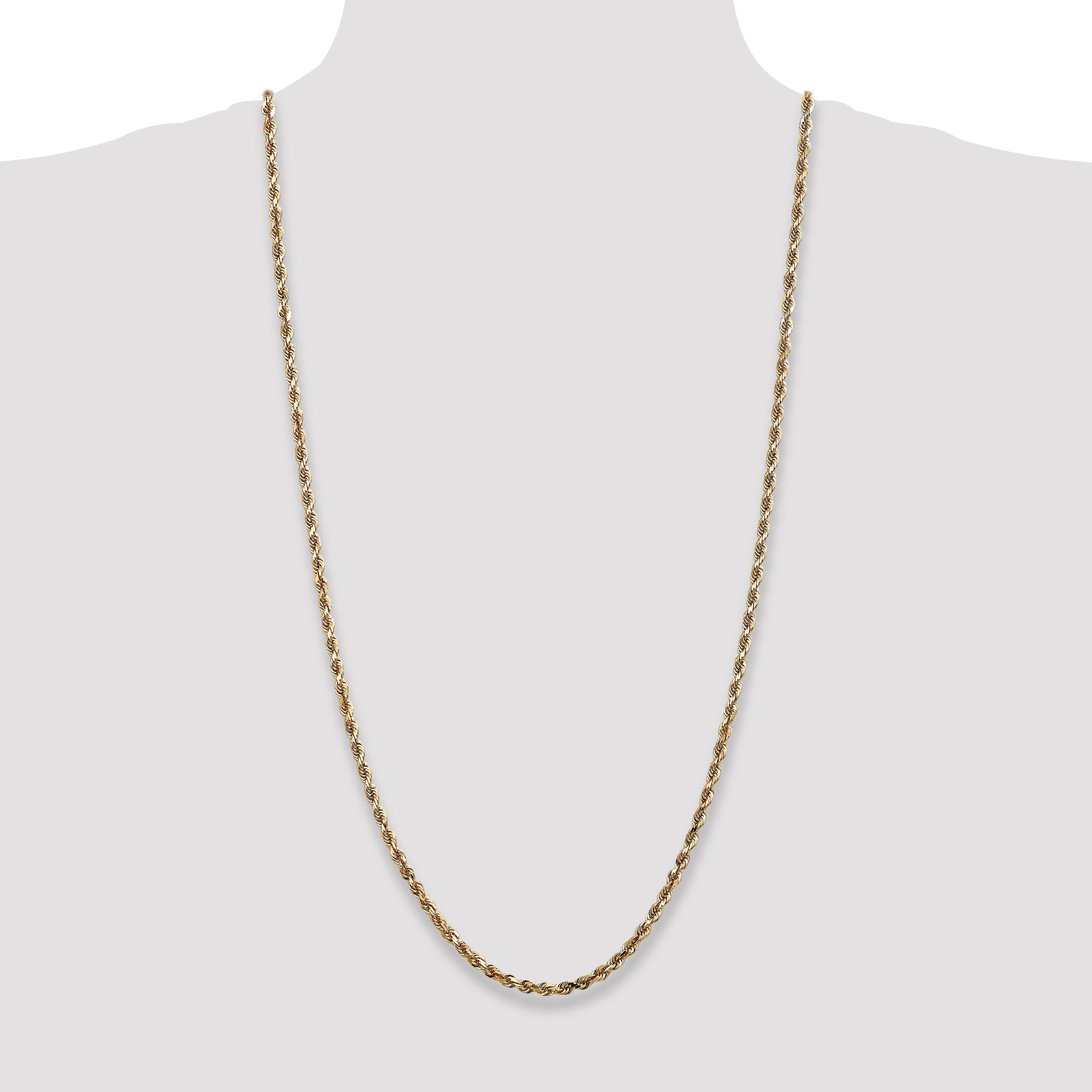 14k 4.0mm D/C Quadruple Rope Chain