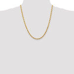 14k 4.5mm D/C Quadruple Rope Chain