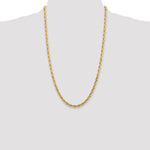 14k 4.5mm D/C Quadruple Rope Chain