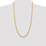 14k 4.5mm D/C Quadruple Rope Chain