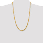 14k 5.0mm D/C Quadruple Rope Chain