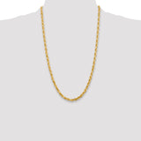 14k 5.0mm D/C Quadruple Rope Chain