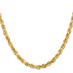 14k 5.0mm D/C Quadruple Rope Chain