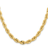14k 7.0mm D/C Quadruple Rope Chain