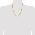 14k 7.0mm D/C Quadruple Rope Chain