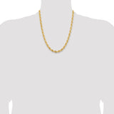 14k 7.0mm D/C Quadruple Rope Chain