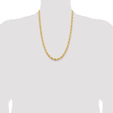 14k 7.0mm D/C Quadruple Rope Chain