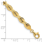 14k 7.0mm D/C Quadruple Rope Chain