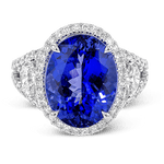 Color Ring in 18k Gold with Diamonds