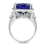 Color Ring in 18k Gold with Diamonds
