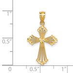 14k Passion Cross Pendant