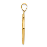 14k Saint Christopher Medal Hollow Pendant