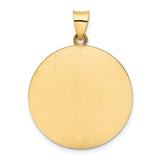 14k Saint Christopher Medal Hollow Pendant