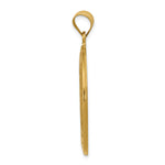 14k Saint Christopher Medal Hollow Pendant