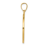 14k Saint Anthony Medal Hollow Pendant